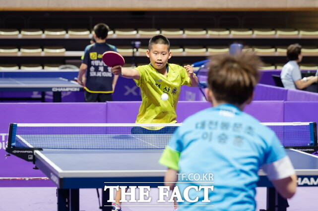 청양군 지난 2023년 8월에 열었던 세계주니어 탁구대회 장면 /청양군
