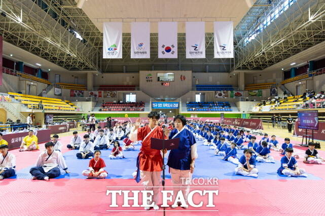 청양군이 지난해 10월 유치한 제21회 문체부장관기 전국택견대회 장면. /청양군