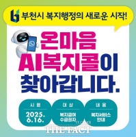  부천시, AI로 복지정보 사각지대 해소…'온마음 AI복지콜' 본격 운영