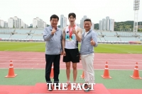  금산군 소속 성시영 선수, 제77회 충남도민체육대회 육상 100m 금메달