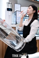  세라젬 밸런스, '알칼리수 시음 하세요' [포토]