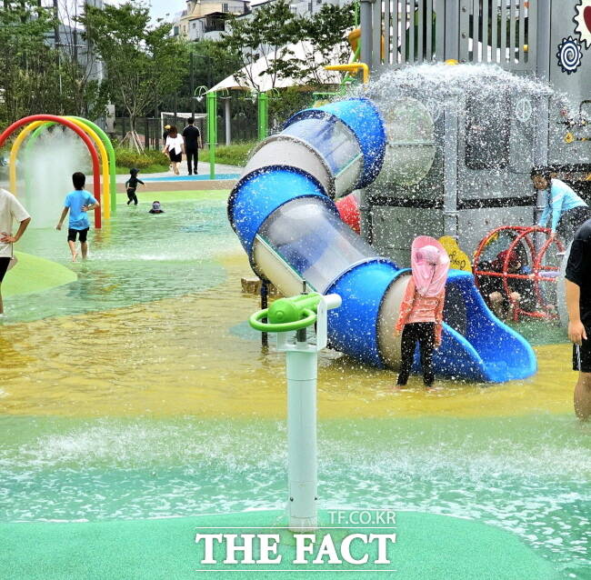 경기 광주시에 있는 물놀이장./광주시