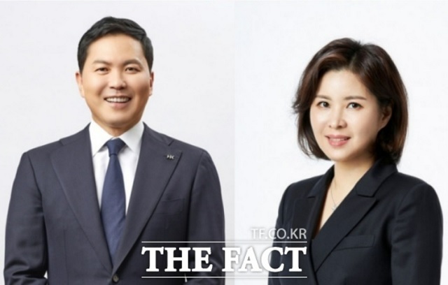 윤상현 콜마홀딩스 부회장과 윤여원(오른쪽) 콜마비앤에이치 사장의 콜마그룹 남매 간 갈등은 창업주이자 부친인 회장이 직접 중재에 나설 정도로 격해지고 있지만 관련 업계에선 이같은 갈등이 오래 가기 어려울 것으로 보고 있다. /더팩트 DB