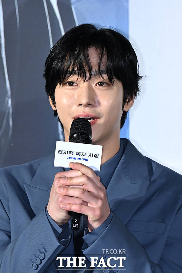 배우 안효섭이 지금껏 본 적 없는 스케일의 영화였다. 어떻게 구현될지 정말 궁금했다고 출연 계기를 밝혔다. /장윤석 기자
