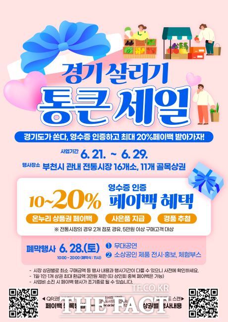 2025 상반기 경기 살리기 통큰 세일 안내문. /부천시