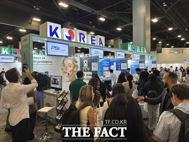 미국 플로리다에서 열린 WHX 마이애미 의료기기 전시회 한국관 전경./경기도경제과학진흥원