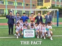  한국동서발전 당진발전본부, 당진시 유소년 체육 꿈나무 후원금 전달