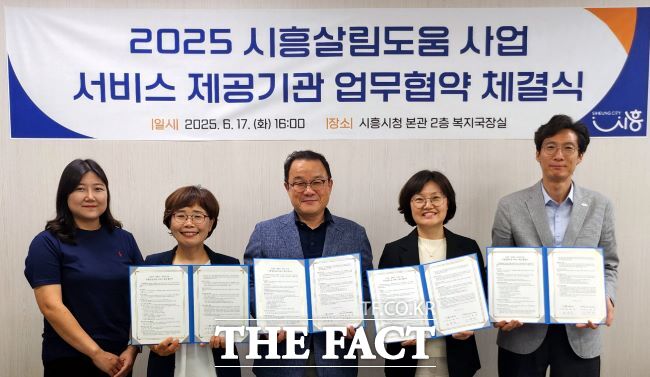 2025년 시흥살림도움 사업 업무협약식 모습 /시흥시