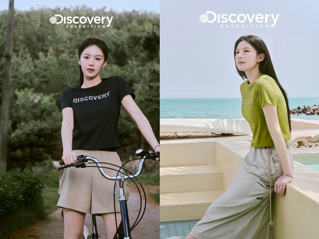 디스커버리 익스페디션이 배우 고윤정과 함께한 여름 화보를 공개했다. /F&F