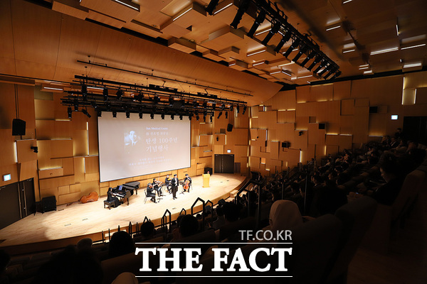 영훈의료재단 고 소재 선호영 회장의 탄신 100주년을 기리는 기념행사가 18일 유성선병원 김인홀에서 개최됐다./영훈의료재단