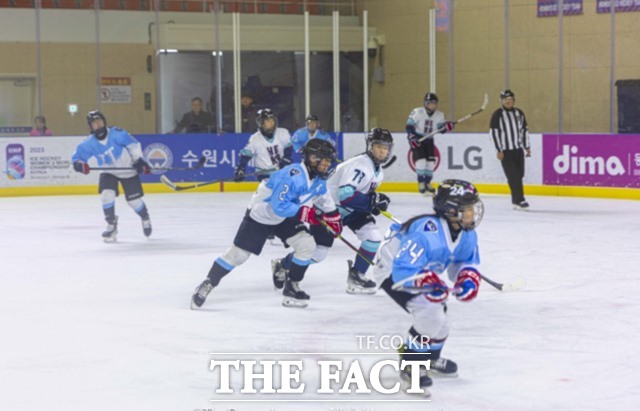 아이스 타이거스는 오는 29일 경기 수원 광교 빙상장에서 열리는 결승전에서 국내 유일의 실업팀 수원시청팀과 우승을 다툰다./더 드림리그