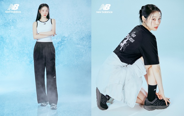 뉴발란스가 김연아와 함께한 화보를 공개했다. /이랜드월드