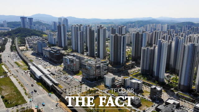 탕정역 주변 신도시 모습./아산시