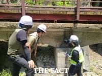  국토안전관리원·국립공원공단, 주왕산 산불 피해 지역 교량 안전점검