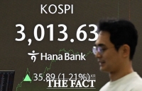  코스피3000 시대, 3년 5개월 만에 찾은 미소 [TF사진관]