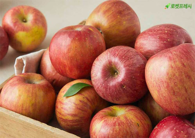 쿠팡 로켓프레시가 저장 사과 80톤을 시장에 공급한다. /쿠팡 로켓프레시