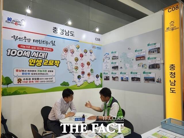 충남도농업기술원은 20~22일 서울 양재 aT센터에서 열린 2025 국민팜 엑스포에서 도시민과 청년층을 대상으로 다양한 맞춤형 상담 프로그램을 진행했다. 충남도