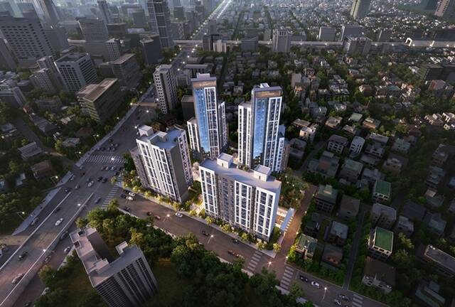 호반건설이 지난 21일 열린 자양1-4구역 가로주택정비사업 조합 총회에서 시공사로 선정됐다. /호반건설