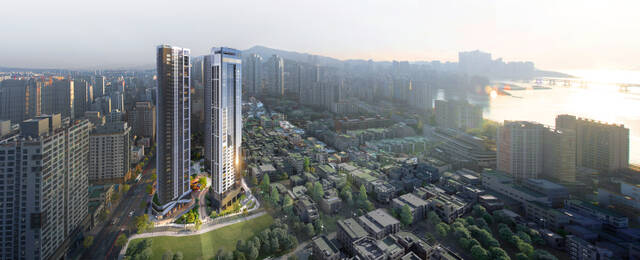 대우건설은 지난 21일 부산광역시 수영구 광안동 373 일원에 위치한 푸르지오 오셔니티의 시공사로 선정됐다고 22일 밝혔다. /대우건설