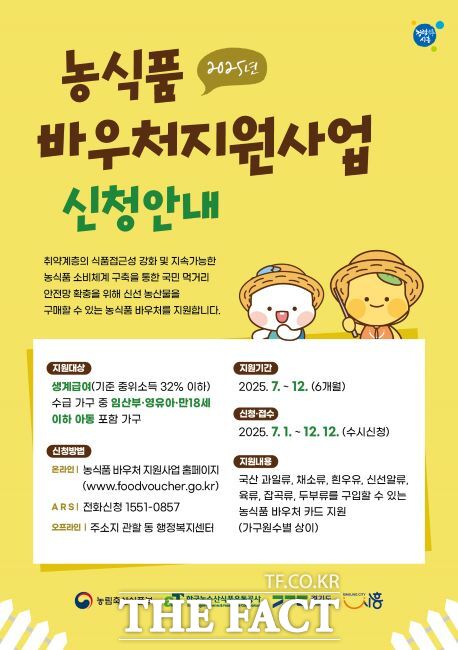 농식품바우처 지원사업 안내문./시흥시