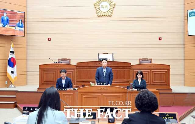 보령시의회가 2025년도 행정사무감사를 진행하고 있다. /보령시의회