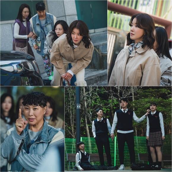 살롱 드 홈즈 3회에서는 공미리(이시영 분) 추경자(정영주 분) 등이 학교폭력 가해자를 마주하는 모습이 그려진다. /ENA