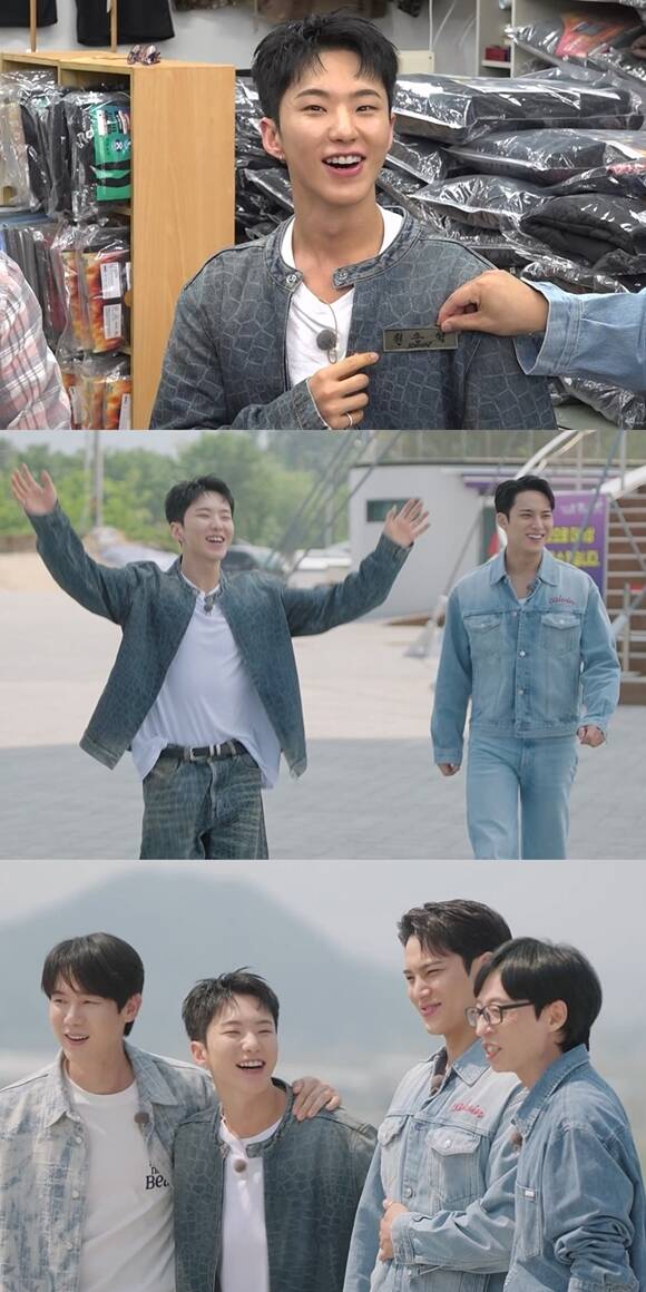 그룹 세븐틴 멤버 호시(맨 위)와 민규가 출연하는 SBS 예능프로그램 틈만나면, 27회 스틸이 공개됐다. /SBS