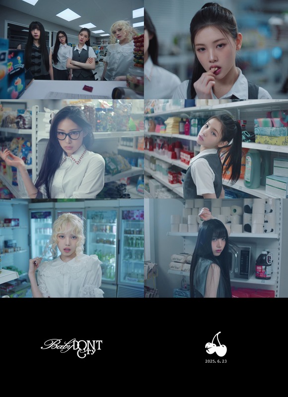 베이비돈크라이가 선정성 논란이 불거진 콘텐츠 속 일부 장면들에 대해 사과하고 뮤직비디오 본편에서 삭제하겠다고 전했다. /피네이션