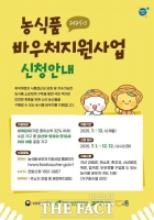  시흥시, 취약계층 대상 ‘농식품 바우처’ 7월 1일부터 시행