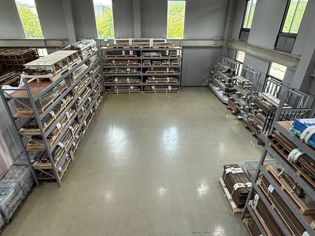 일본에서 해체되어 국내 반입된 관월당 부재는 현재 파주 소재 전통건축수리기술진흥재단 수장고에 보관됐다. /국가유산청