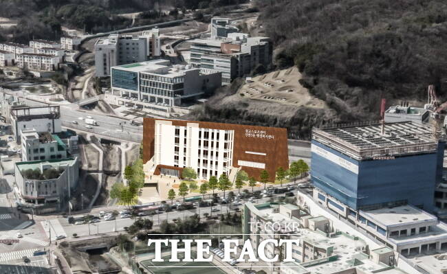 용인시 광교스포츠센터 조감도./용인시