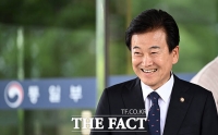  환한 미소 짓는 정동영 통일부 장관 후보자 [포토]