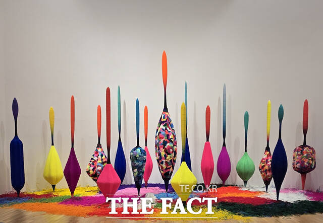 경주 솔거미술관에서 열리고 있는 최정윤 작가 초대전. /솔거미술관