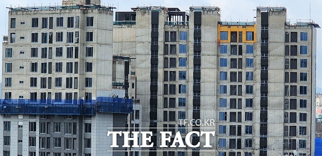 민간 아파트 공사 현장. 기사 내용과 무관. /더팩트 DB