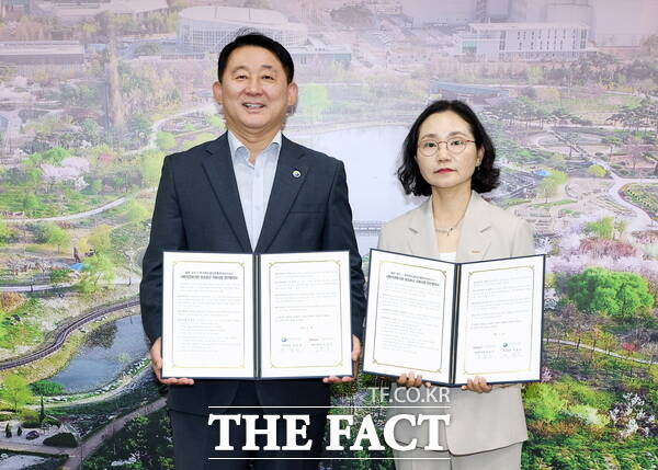 지난 24일 서구청 갑천누리실에서 진행된 방송광고 지원 협약식 모습 /대전 서구