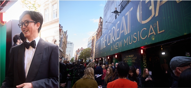 위대한 개츠비는 지난해 4월 뉴욕 브로드웨이 씨어터에서 막을 올렸고 영국 런던에 이어 서울 오리지널 프로덕션을 확정 지으며 3개국에서 동시 상연하는 최초의 사례를 써 내려가게 됐다. /오디컴퍼니㈜