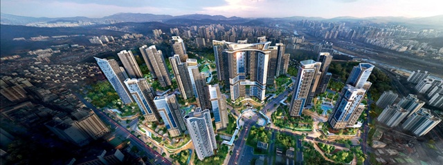 구리 수택동 재개발 정비사업은 총 7007세대, 공사비 2조8096억원 규모의 초대형 단지를 짓는 프로젝트로, 대한민국 재개발 역사상 최대 규모로 꼽힌다. /현대건설