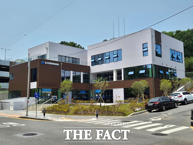 문수동 행정복지센터 신청사 전경. /여수시