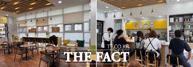 학교밖청소년작업장 ‘카페마루’ 모습./광명시