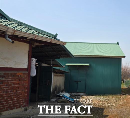 모기채집기 설치 사진. /인천시