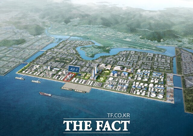 광양항 율촌 융복합 물류단지 조감도 /여수광양항만공사