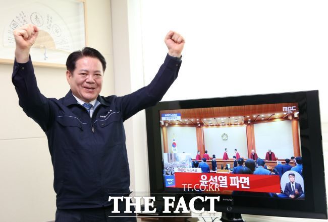 최대호 안양시장의 윤석열 전 대통령 탄핵 관련 활동 모습./페이스북 갈무리