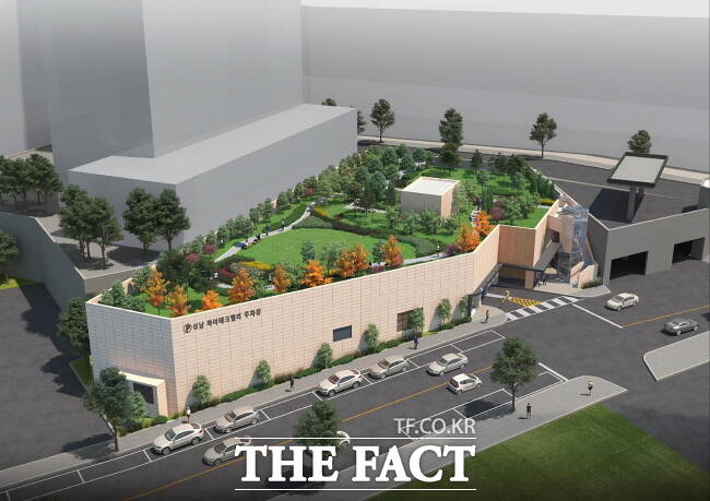성남하이테크밸리 주차장 조감도./성남시