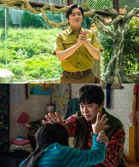 배우 조정석이 좀비딸에서 세상에 마지막으로 남은 좀비딸을 위해 극비 훈련에 나서는 아빠 정환 역을 맡아 관객들과 만난다. /NEW