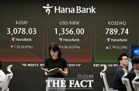  코스피 0.05% 내린 3077.87 하락 출발 [TF사진관]
