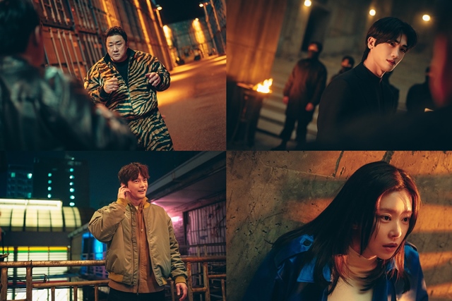 배우 마동석 박형식 이주빈 서인국(왼쪽 위부터 시계방향) 등이 출연하는 새 시리즈 트웰브가 디즈니+ 공개를 확정했다. /월트디즈니 컴퍼니 코리아