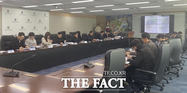 행복청이 최근 종합사업관리 조정회의를 하고 있다. /행복청