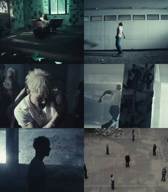 백호가 비주얼 피스 영상을 통해 신곡 RUSH를 공개했다. /TEAM 백호