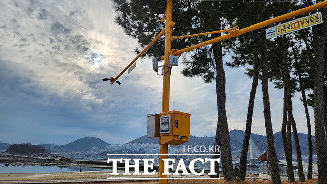 웅천친수공원에 설치된 공공와이파이 /여수시
