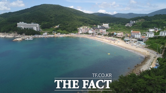 와현모래숲해변 모습 /거제시